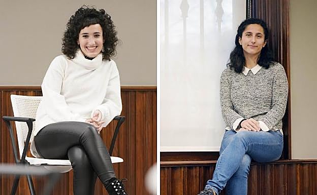 Ainhoa Salaberria y Aitziber Martos.