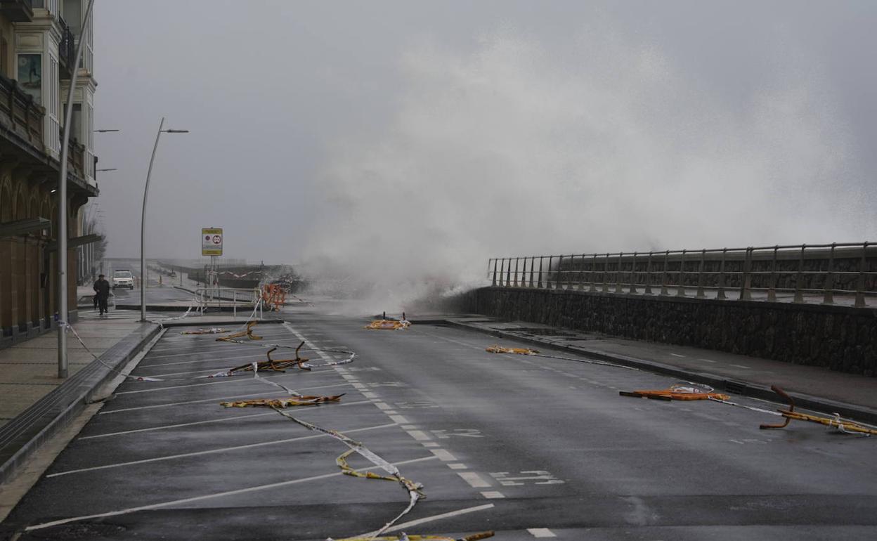El Paseo Nuevo estará cerrado hasta el martes. 