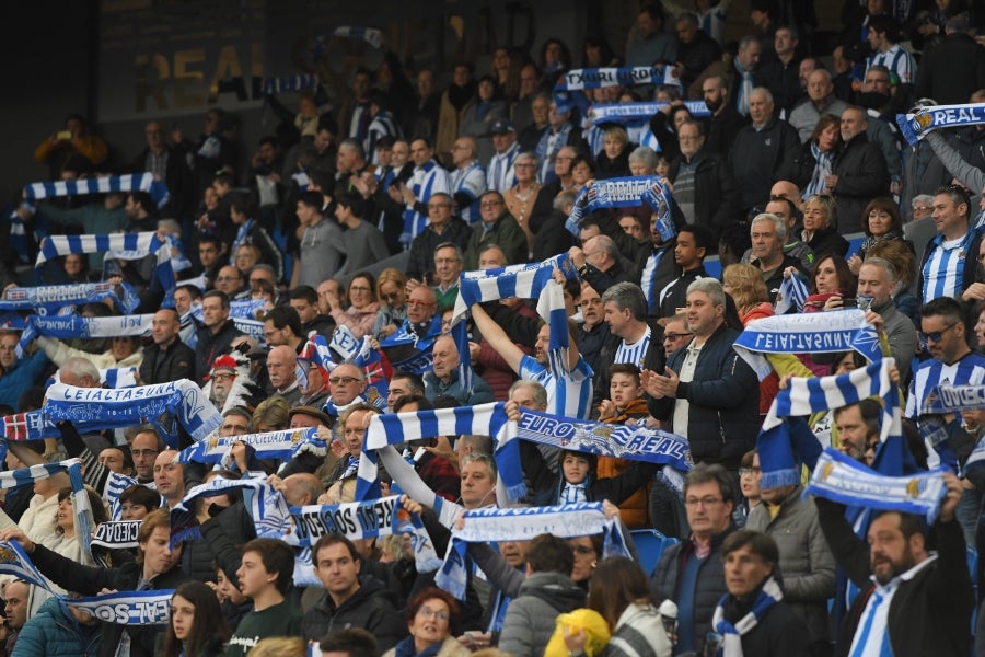 Fotos: Las mejores imágenes de la Real Sociedad contra frente al Valencia