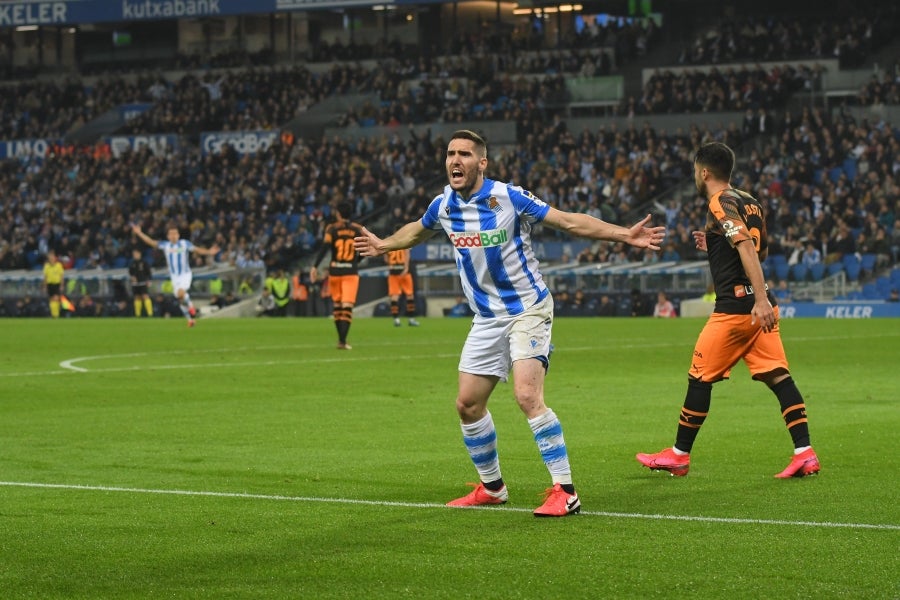 Fotos: Las mejores imágenes de la Real Sociedad contra frente al Valencia