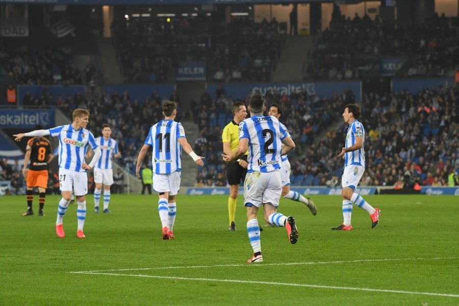 Fotos: Las mejores imágenes de la Real Sociedad contra frente al Valencia