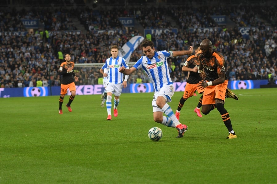 Fotos: Las mejores imágenes de la Real Sociedad contra frente al Valencia