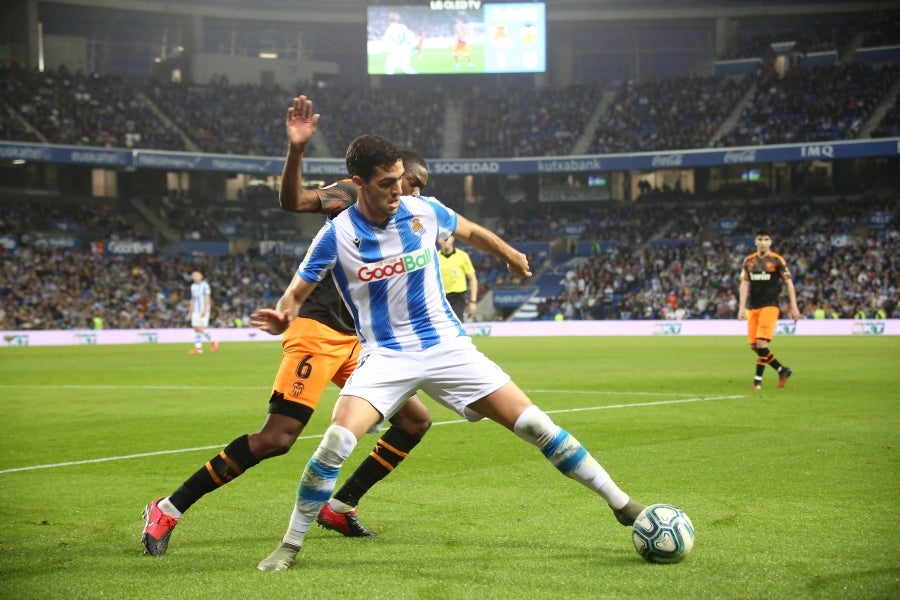 Fotos: Las mejores imágenes de la Real Sociedad contra frente al Valencia