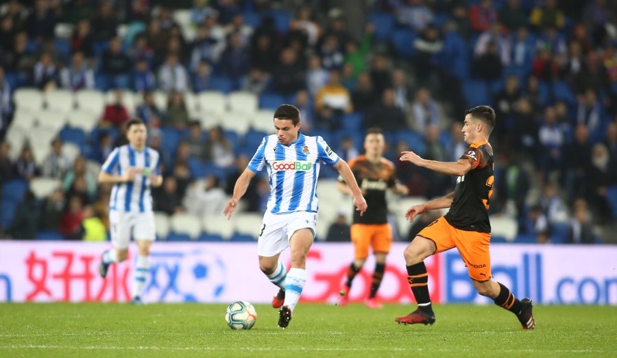 Fotos: Las mejores imágenes de la Real Sociedad contra frente al Valencia