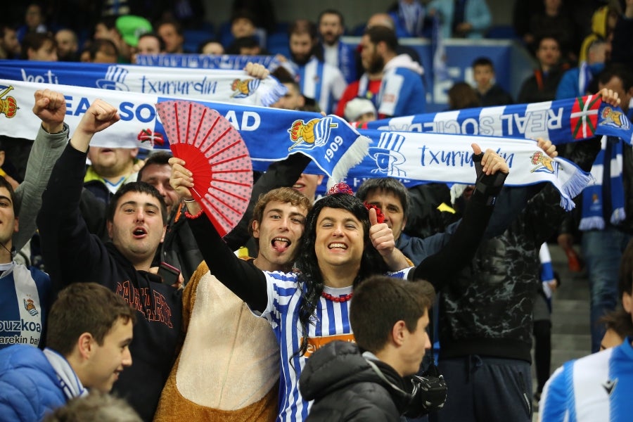 Fotos: Las mejores imágenes de la Real Sociedad contra frente al Valencia