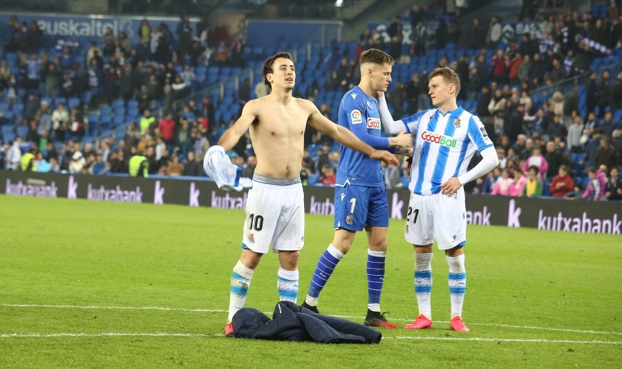 Fotos: Las mejores imágenes de la Real Sociedad contra frente al Valencia