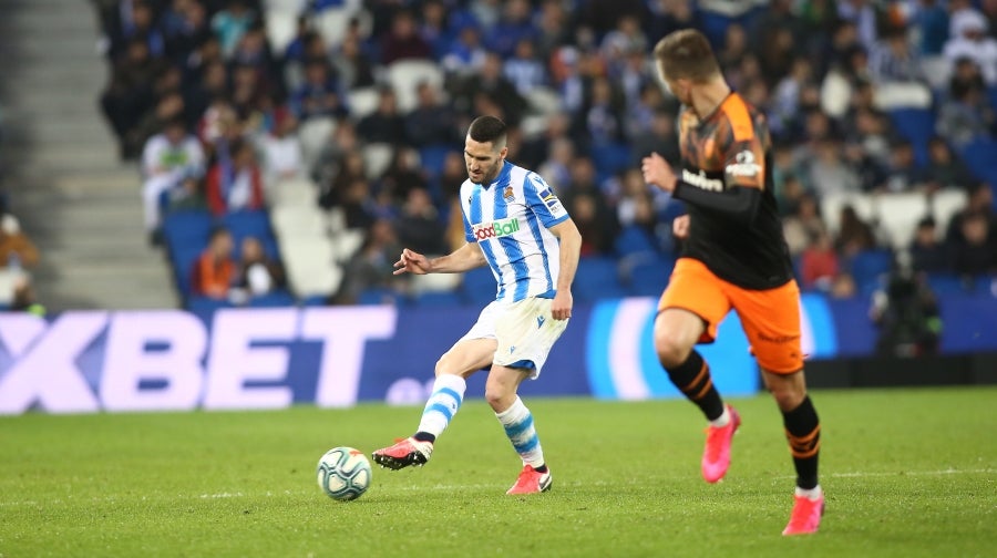 Fotos: Las mejores imágenes de la Real Sociedad contra frente al Valencia