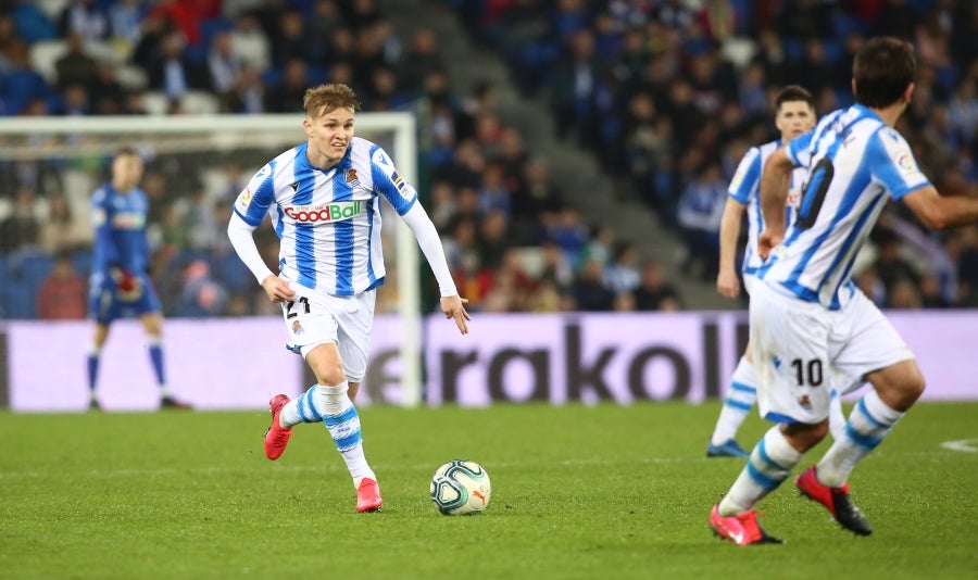 Fotos: Las mejores imágenes de la Real Sociedad contra frente al Valencia