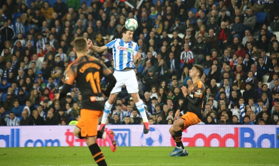 Fotos: Las mejores imágenes de la Real Sociedad contra frente al Valencia