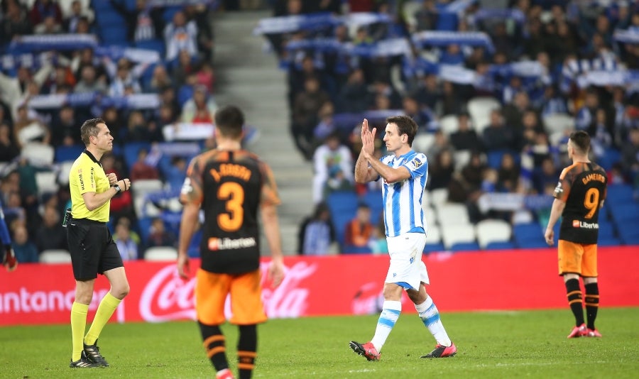 Fotos: Las mejores imágenes de la Real Sociedad contra frente al Valencia