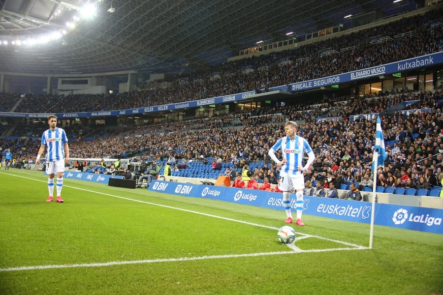 Fotos: Las mejores imágenes de la Real Sociedad contra frente al Valencia