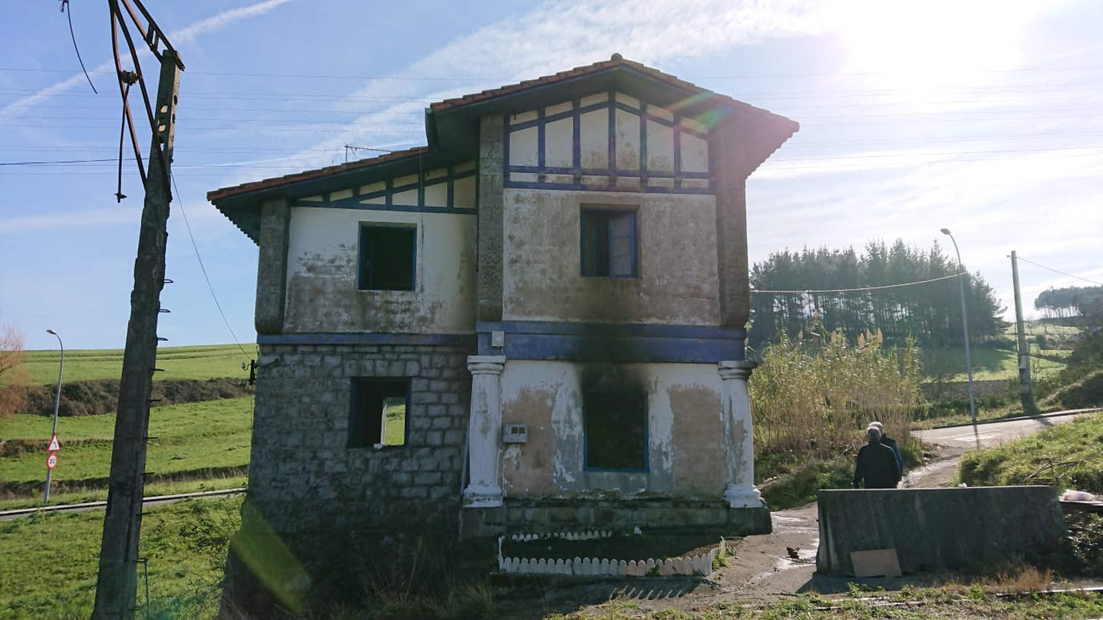 El interior del inmueble ha quedado totalmente calcinado