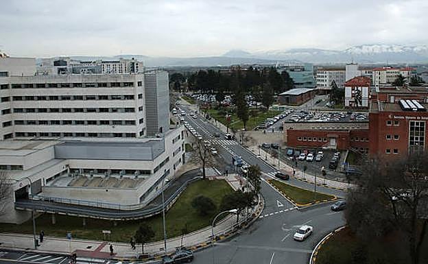 Una vista del Complejo Hospitalario de Navarra. 