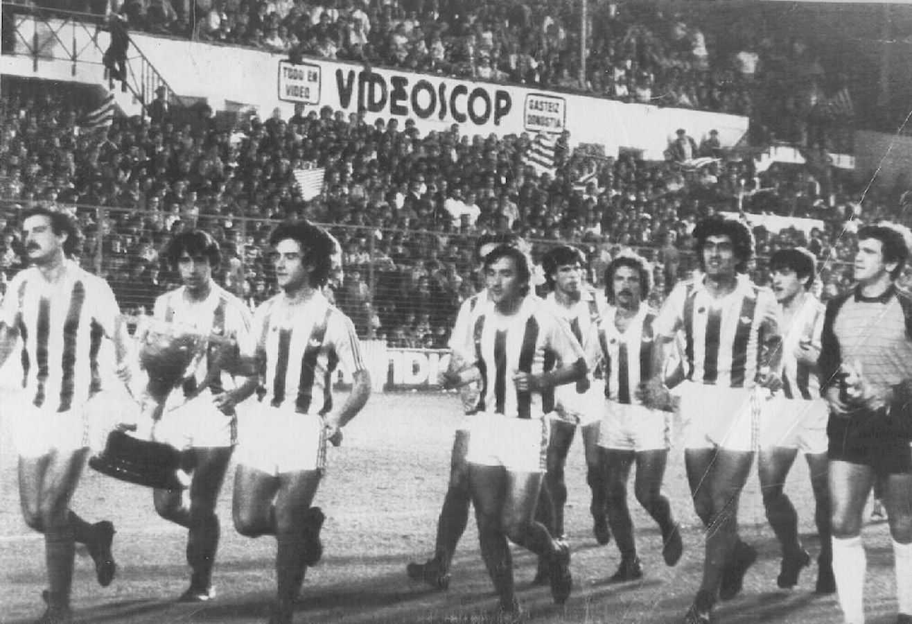 Fotos históricas de las celebraciones de la Real Sociedad