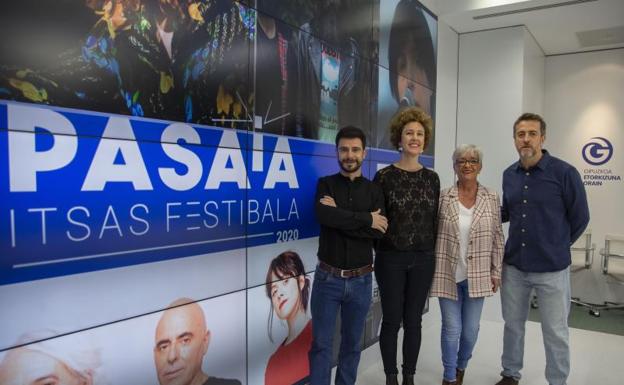 Presentación de los conciertos del Festival Marítimo de Pasaia 2020. 