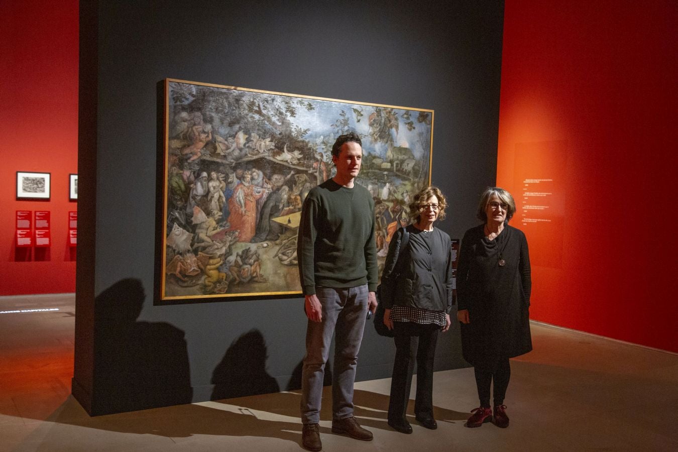 El diablo es el eje de la nueva exposición temporal que se puede ver hasta el 25 de mayo en el Museo San Telmo de San Sebastián y que se articula en torno a una única obra, 'Las tentaciones de San Antonio' de Jan Brueghel, para recrear un «tenso» universo onírico dedicado a la tentación y el pecado.