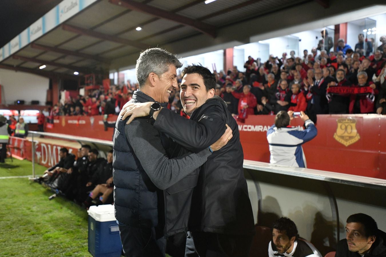 Ambientazo en Anduva para la vuelta de la semifinal de Copa entre Real Sociedad y Mirandés