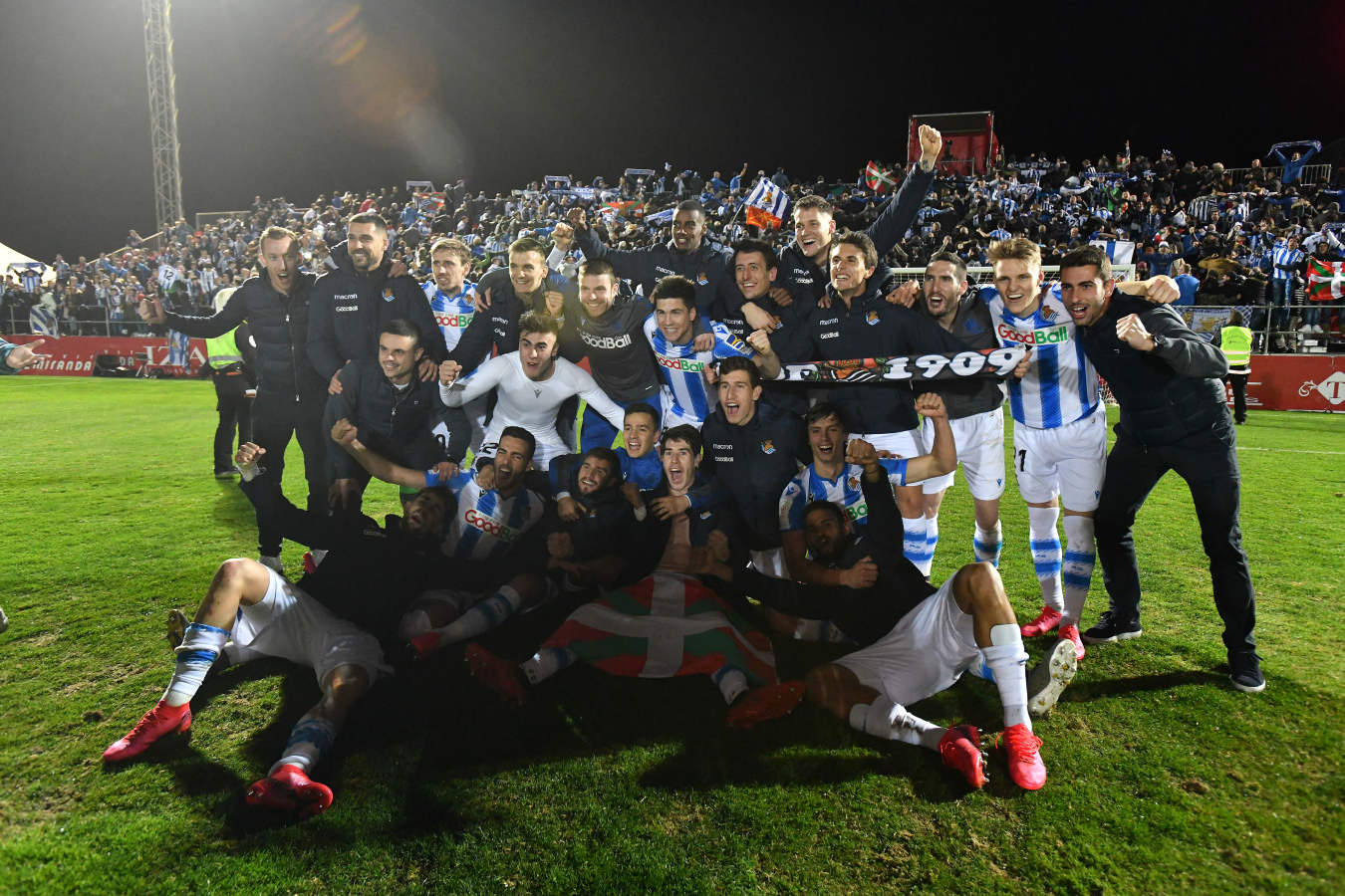 Así ha celebrado la Real Sociedad la victoria que les permitirá jugar 32 años después una final de Copa del Rey