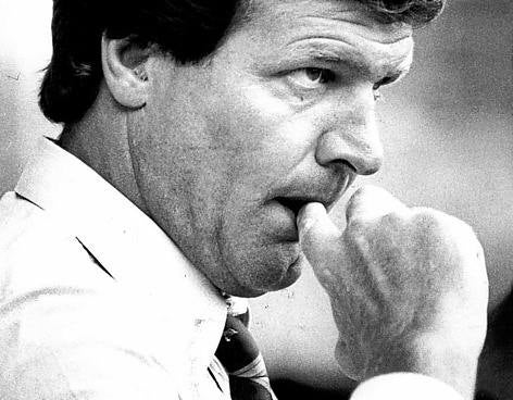 Toshack en un momento de la final.