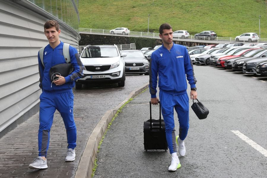 La expedición txuri urdin parte hacia Miranda. 