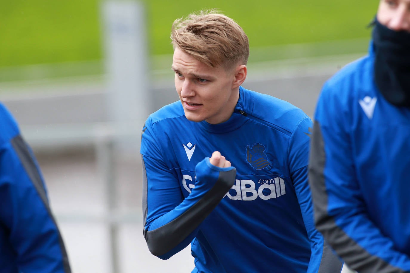 Los txuri-urdines se han ejercitado a puerta cerrada.