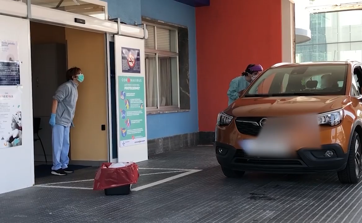 Test del Cronavirus para profesionales sanitarios y policías en la OSI Donostialdea