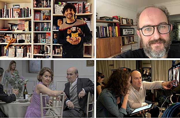 Diego San José promociona 'Vamos Juan' desde el confinamiento en su casa.