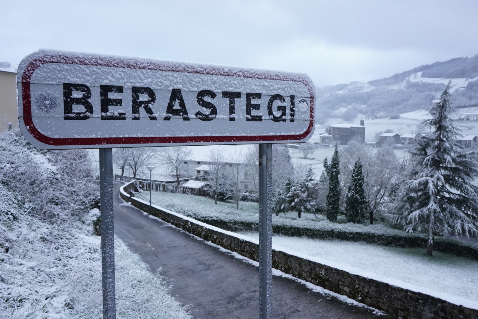 La nieve llega a Gipuzkoa