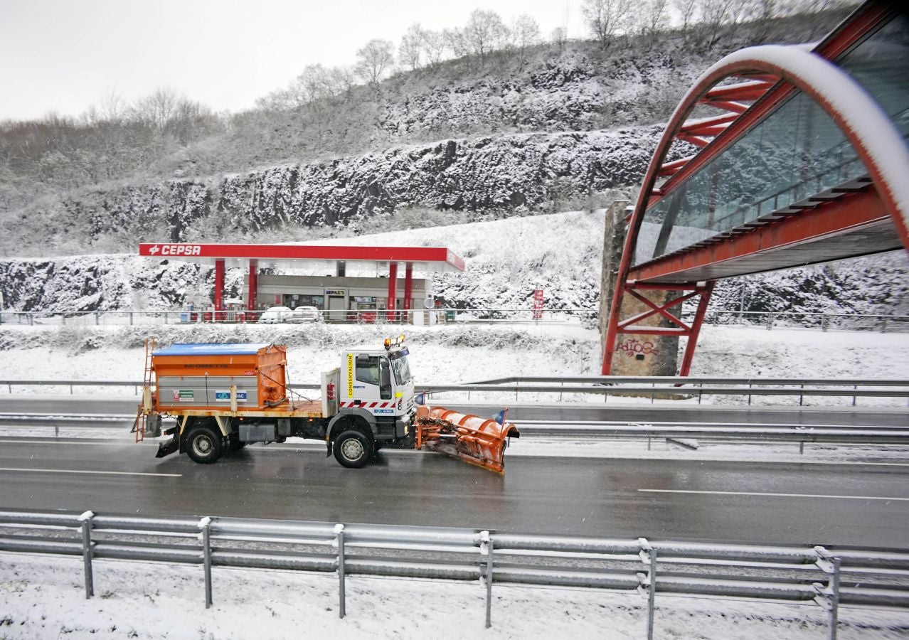 La nieve llega a Gipuzkoa