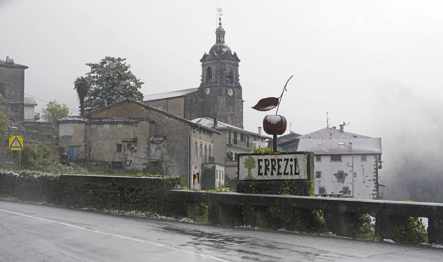 La nieve llega a Gipuzkoa