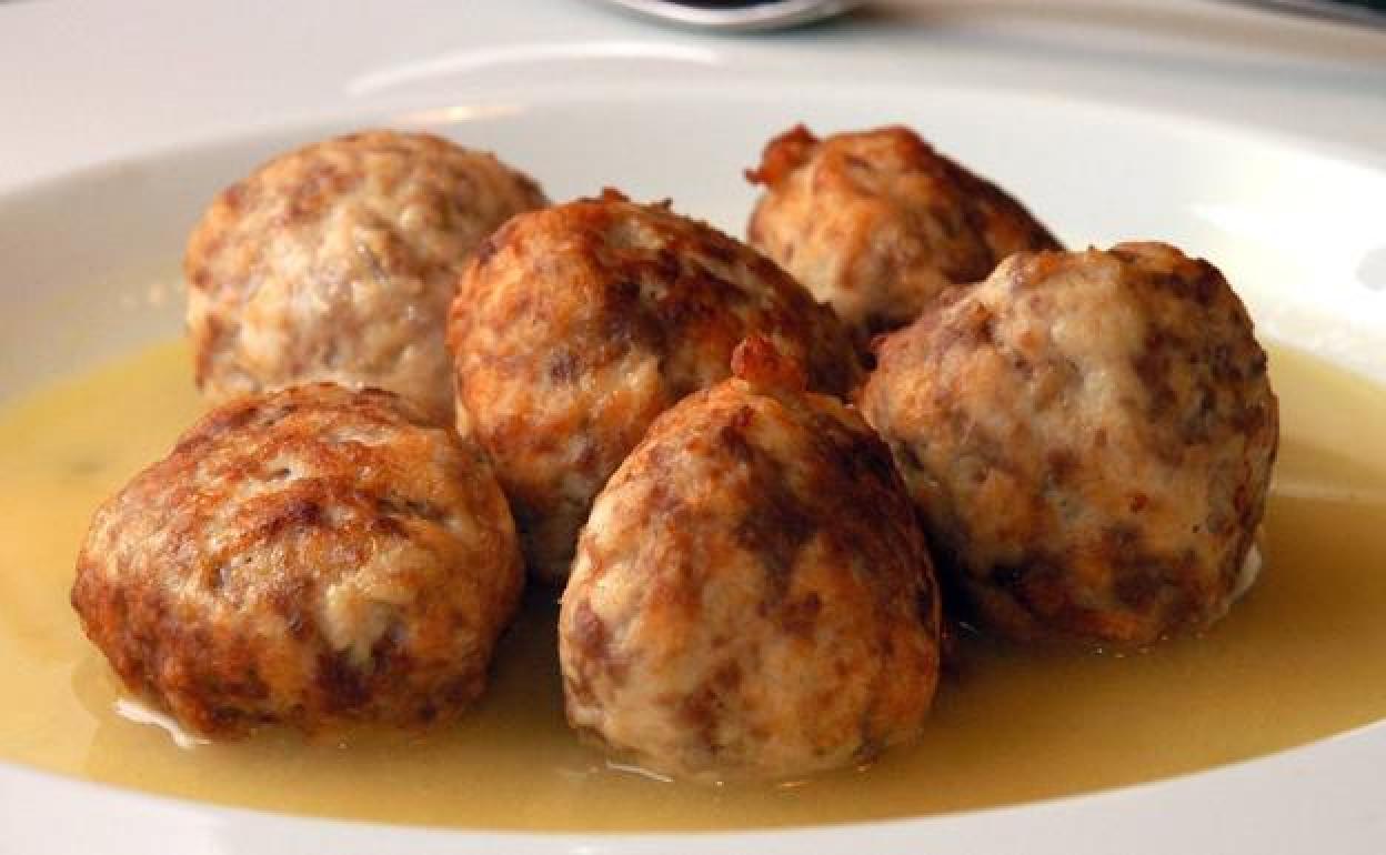 Albóndigas en salsa, bien saludables