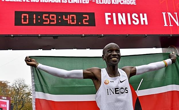 El maratoniano keniano Eliud Kipchoge.