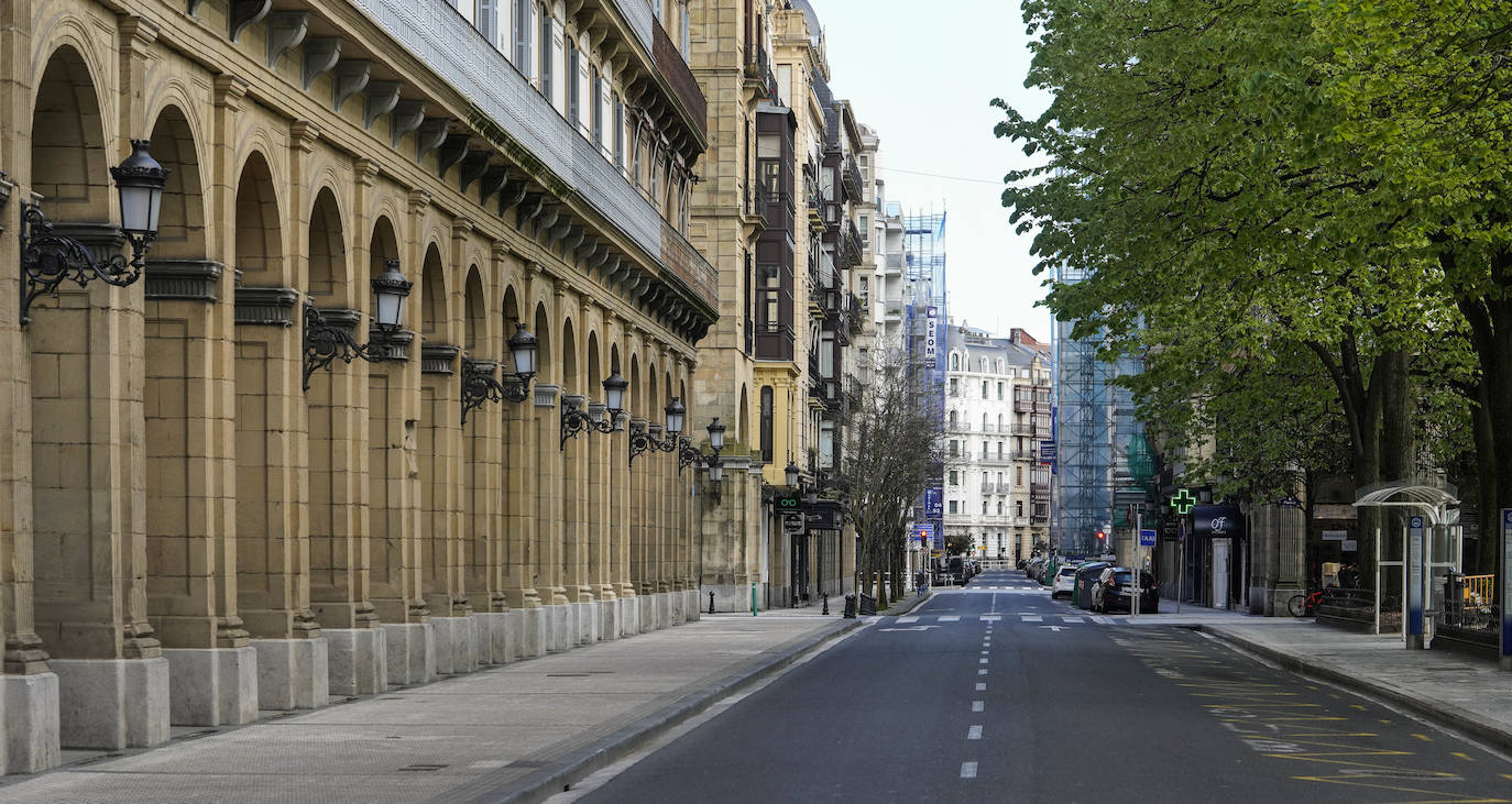 Fotos: Gipuzkoa vacía