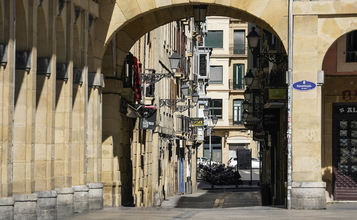 Fotos: Gipuzkoa vacía