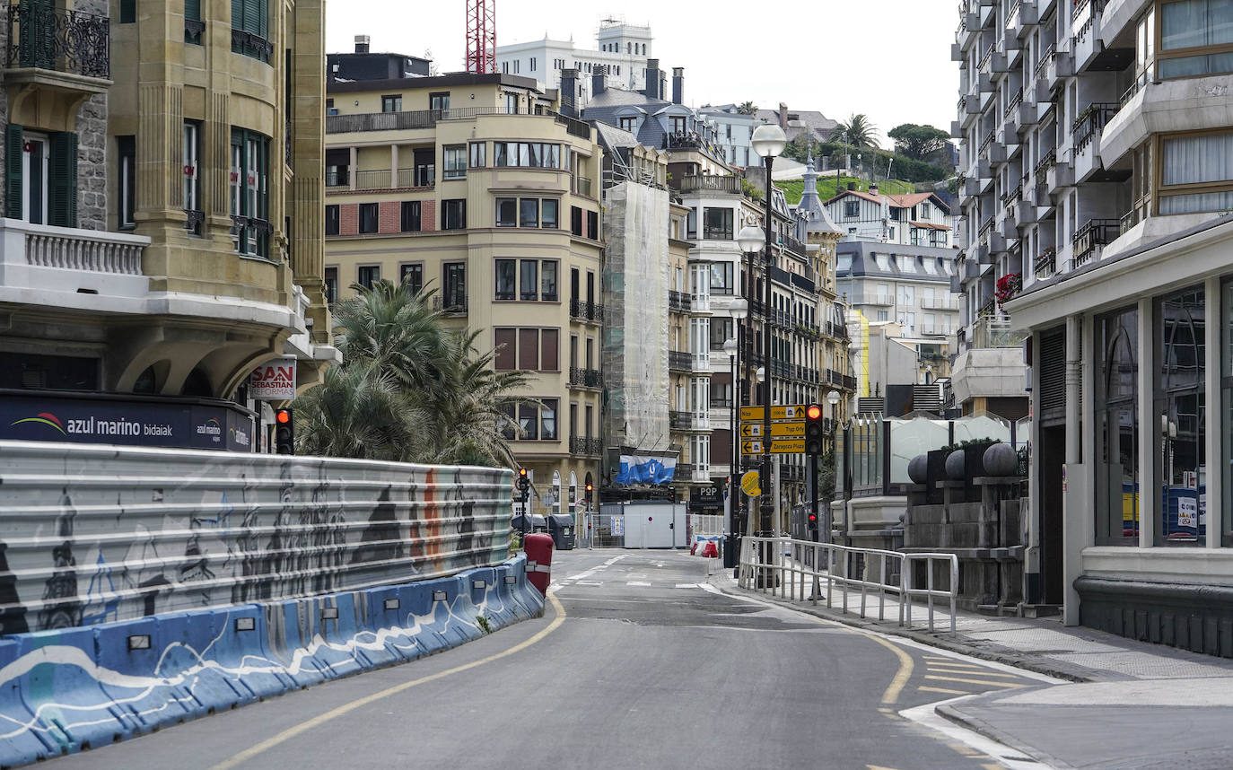Fotos: Gipuzkoa vacía