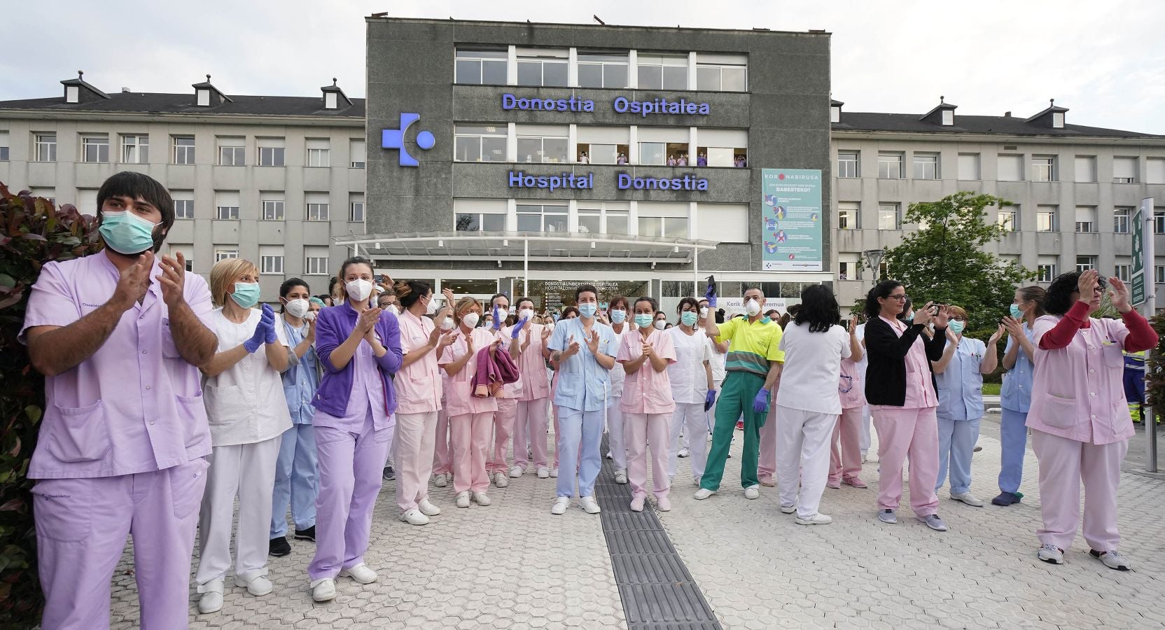 En marcha para homenajear a los sanitarios 
