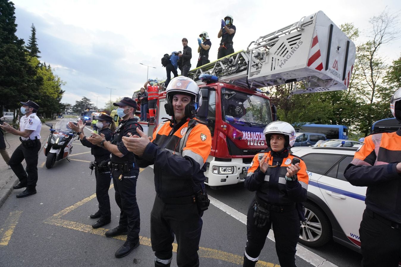 En marcha para homenajear a los sanitarios 
