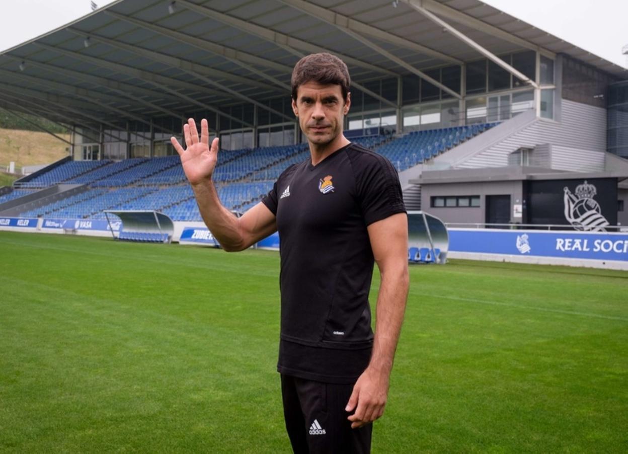 Xabi Prieto, hoy en la charla semanal que organiza el Club Deportivo