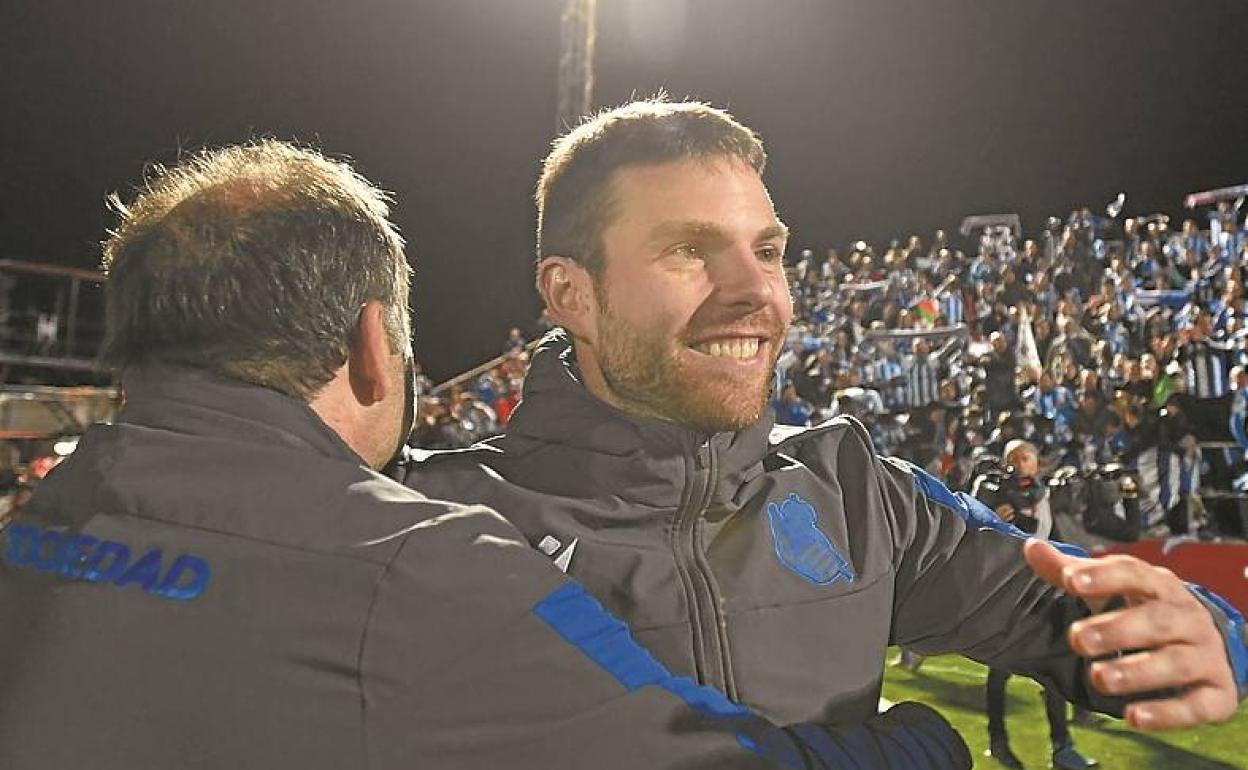 Illarramendi, en la semifinal de Copa en Miranda de Ebro. 