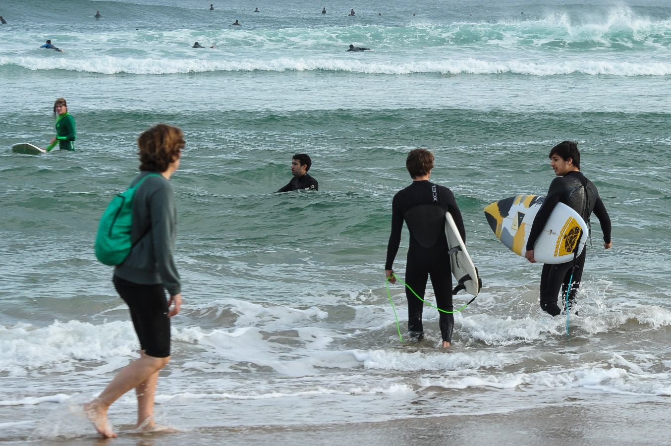 Fotos: Playa, deporte y paseos en San Sebastián