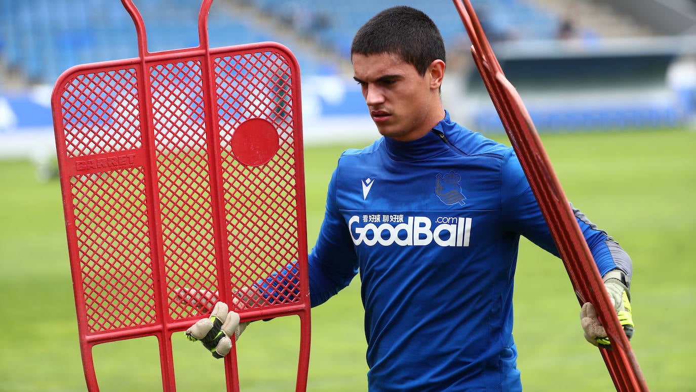 Fotos: Tercera sesión en Zubieta tras el parón por el coronavirus