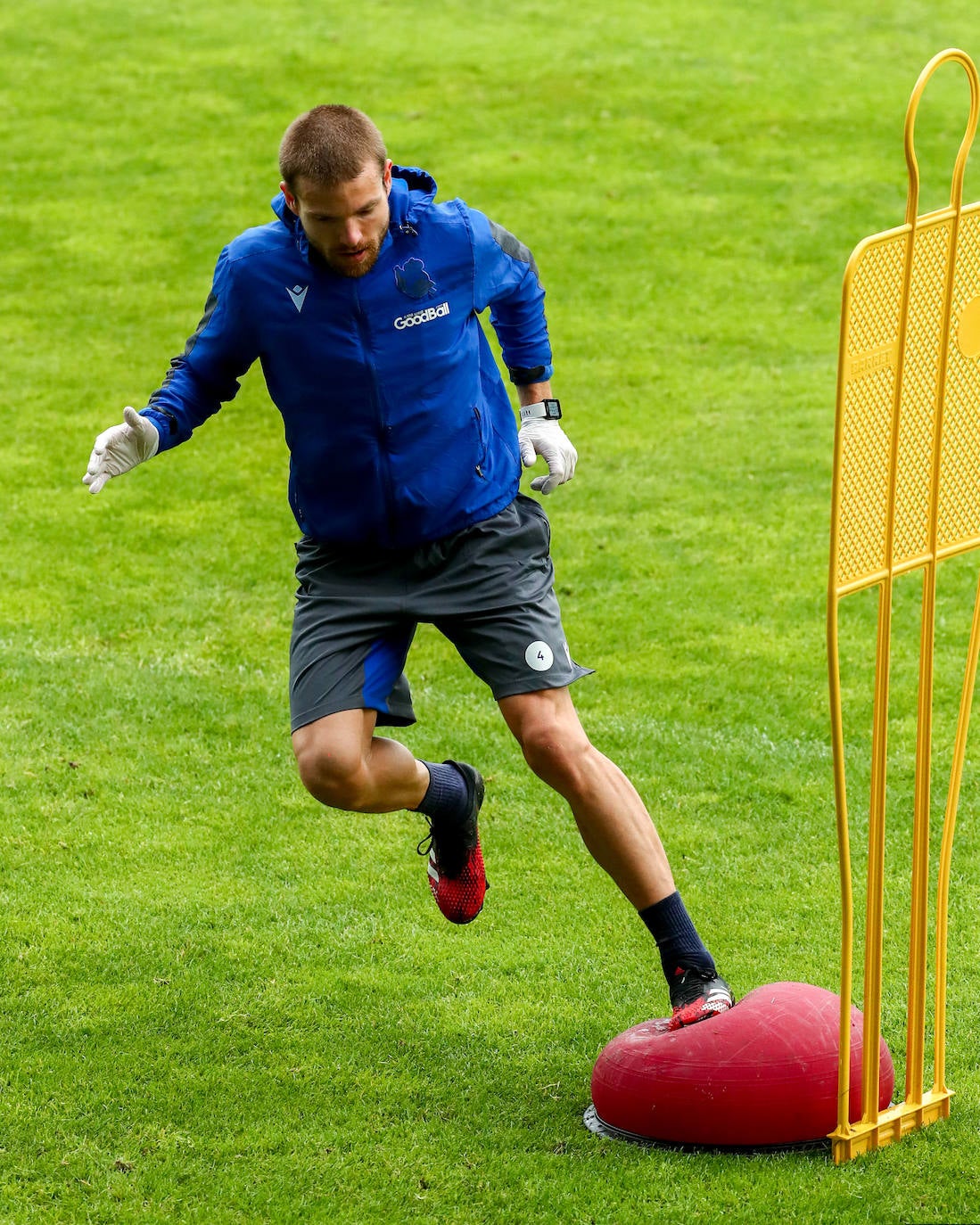 Fotos: Tercera sesión en Zubieta tras el parón por el coronavirus