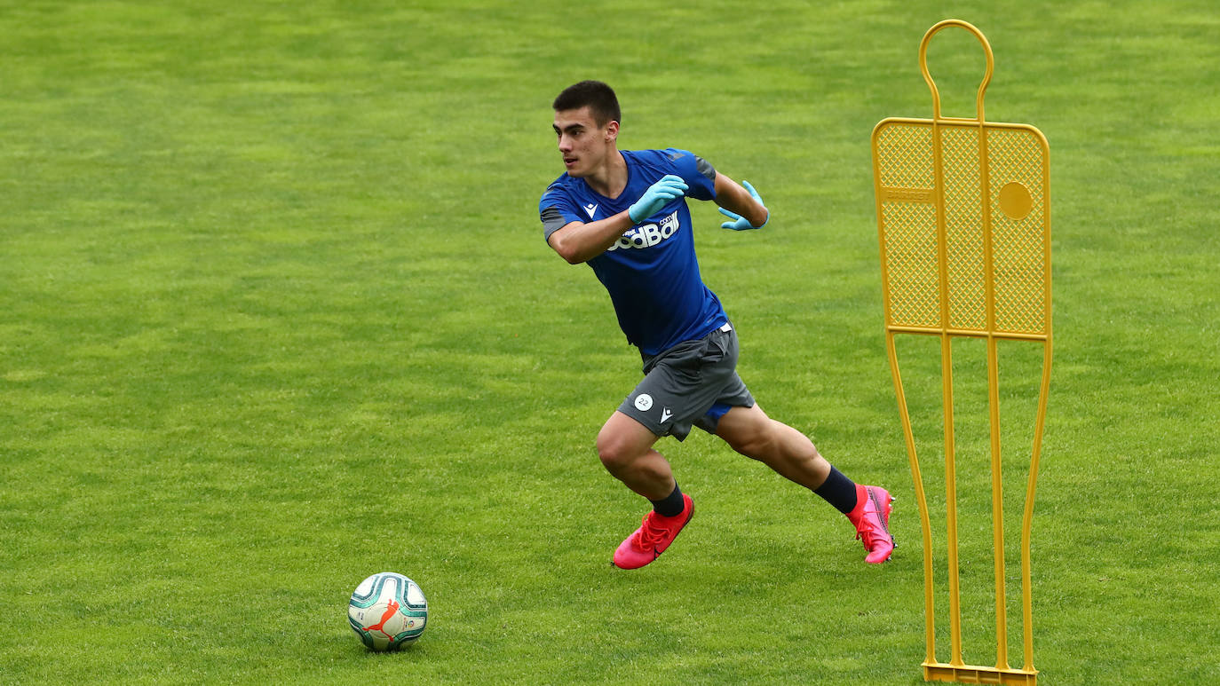 Fotos: Tercera sesión en Zubieta tras el parón por el coronavirus