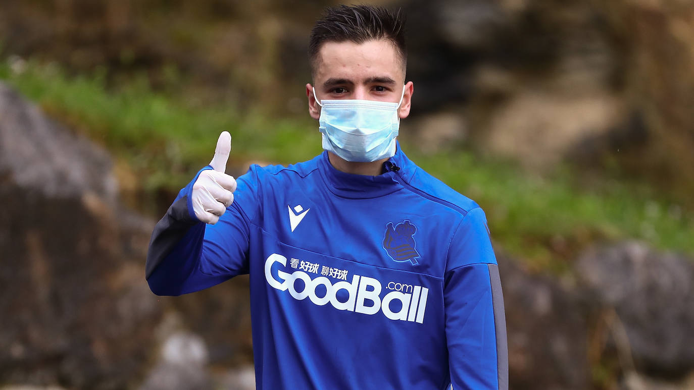 Fotos: Tercera sesión en Zubieta tras el parón por el coronavirus