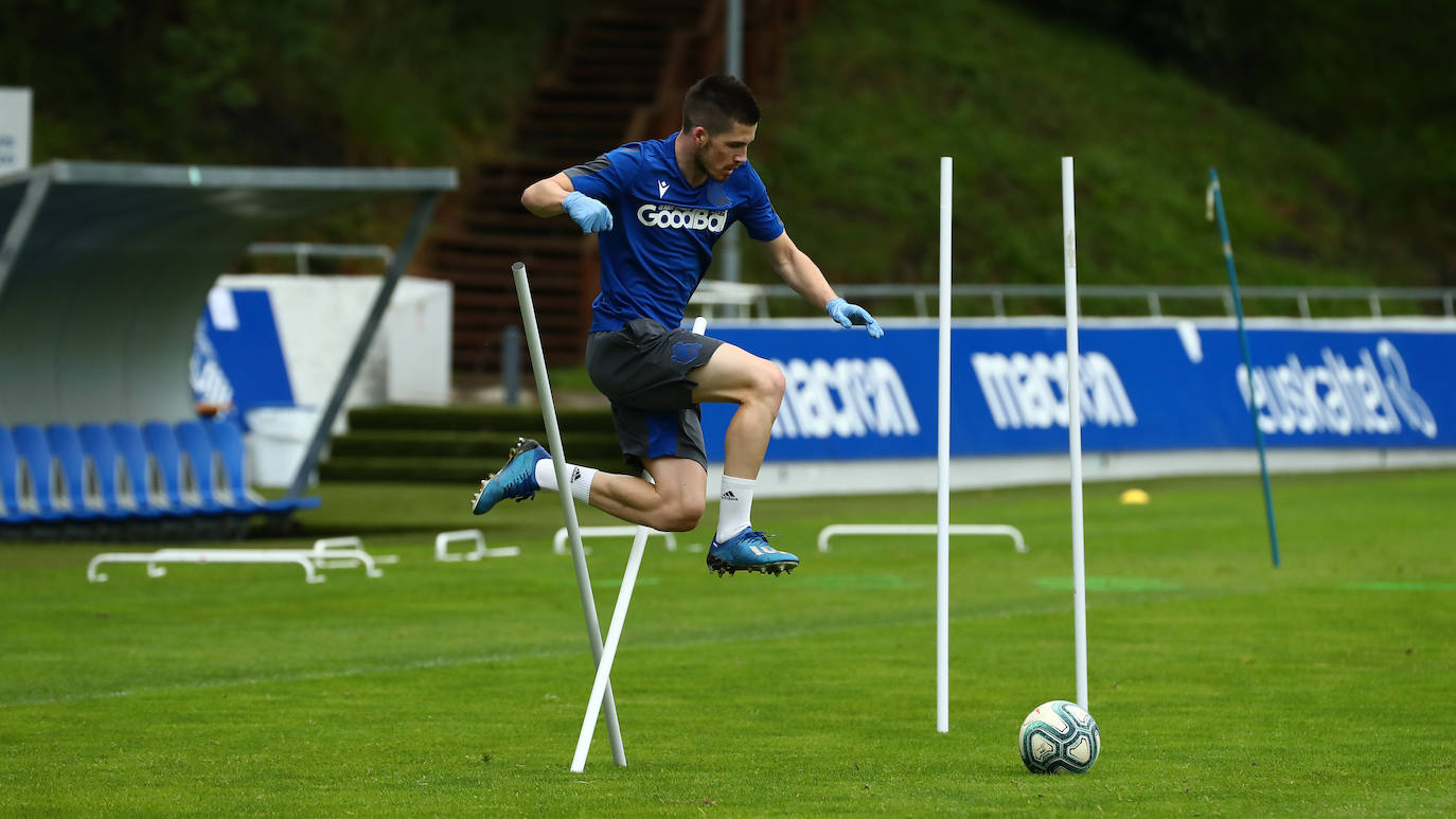 Fotos: Tercera sesión en Zubieta tras el parón por el coronavirus