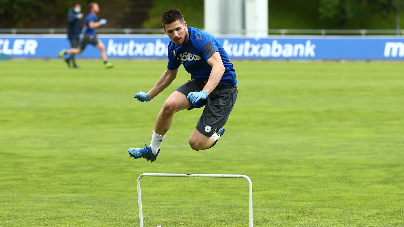 Fotos: Tercera sesión en Zubieta tras el parón por el coronavirus