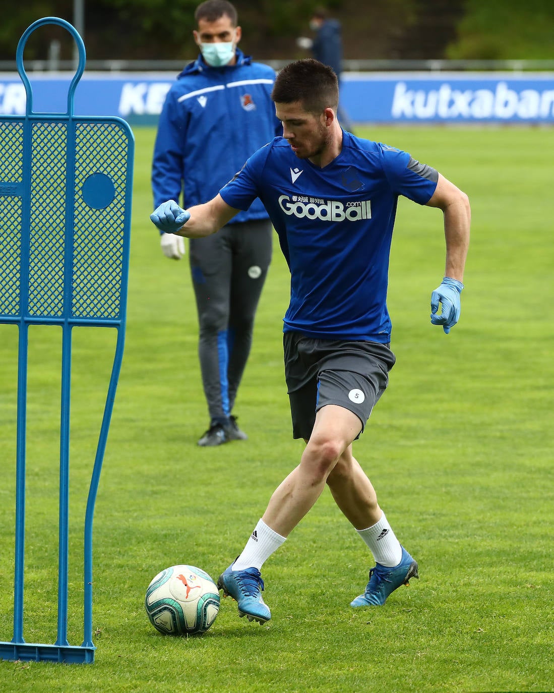 Fotos: Tercera sesión en Zubieta tras el parón por el coronavirus