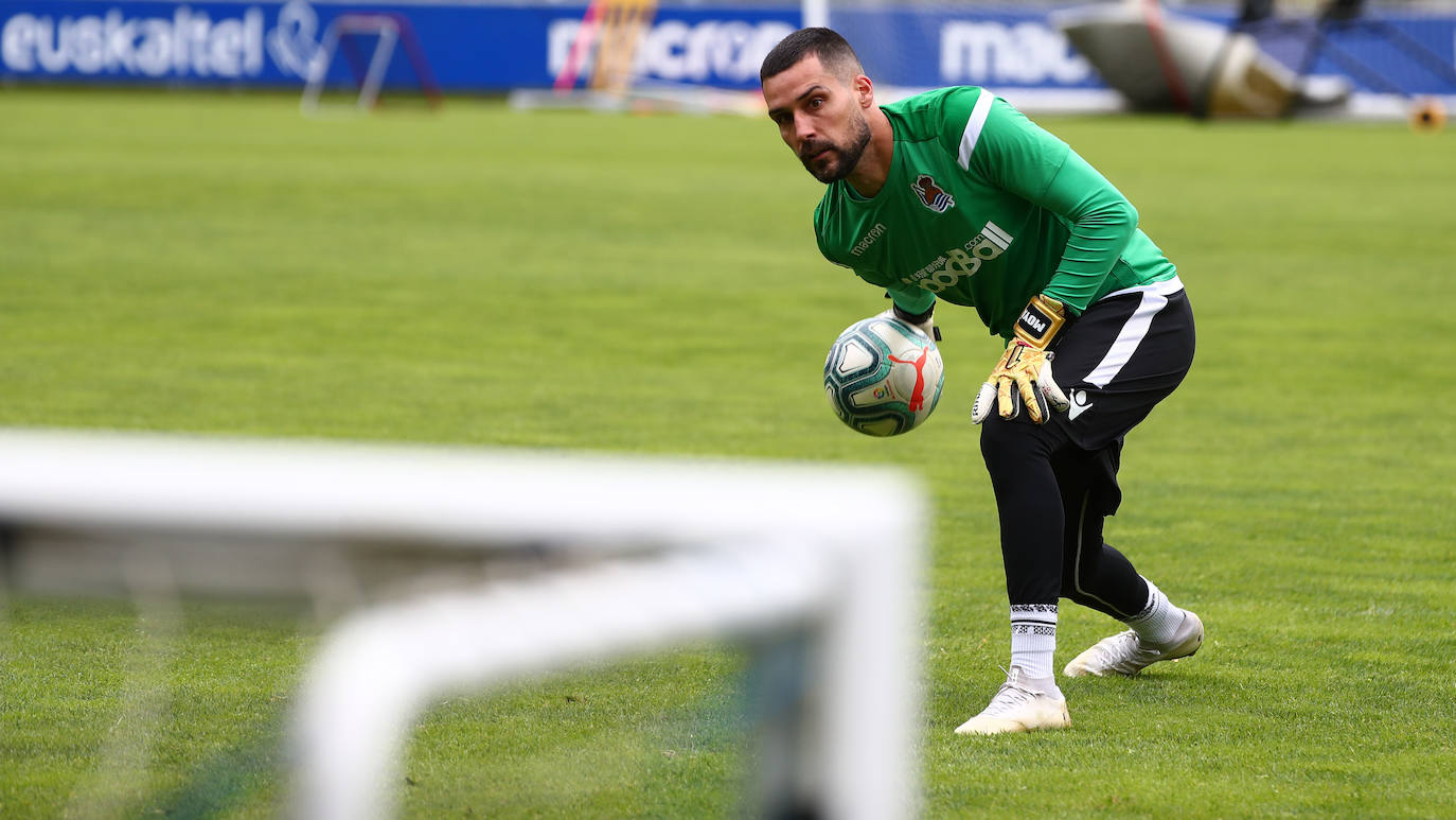 Fotos: Tercera sesión en Zubieta tras el parón por el coronavirus