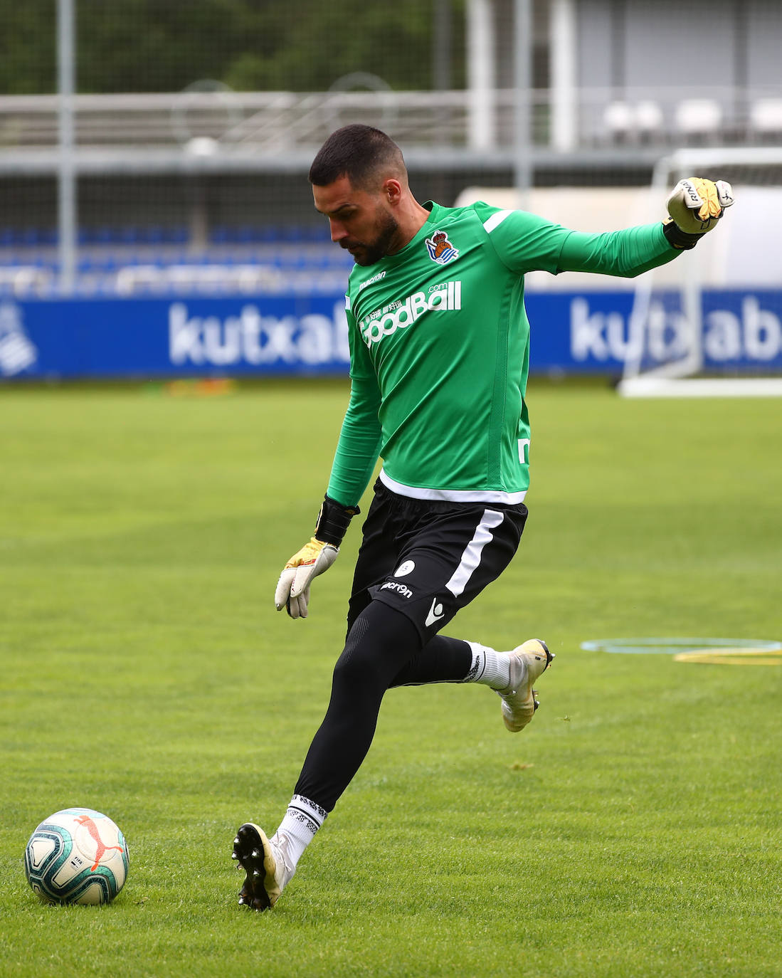 Fotos: Tercera sesión en Zubieta tras el parón por el coronavirus