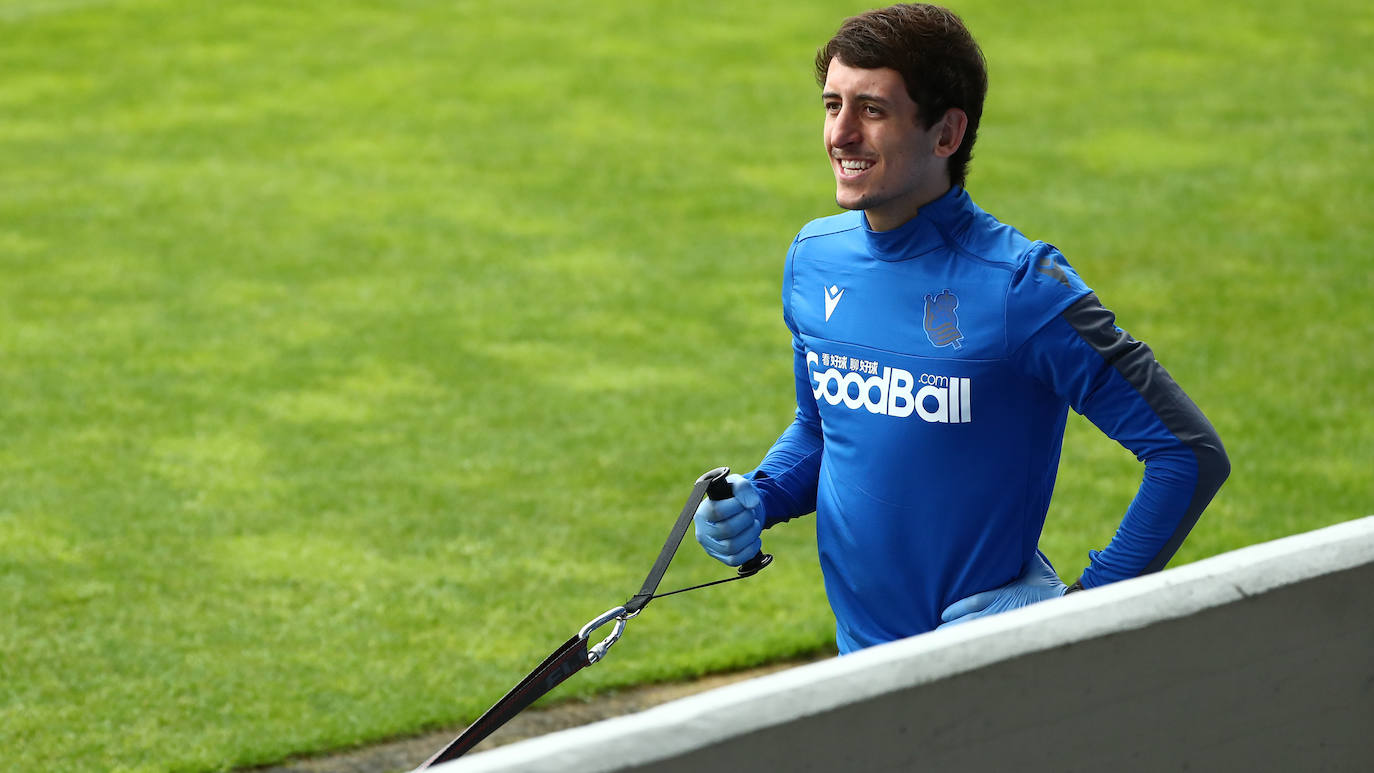 Fotos: Tercera sesión en Zubieta tras el parón por el coronavirus